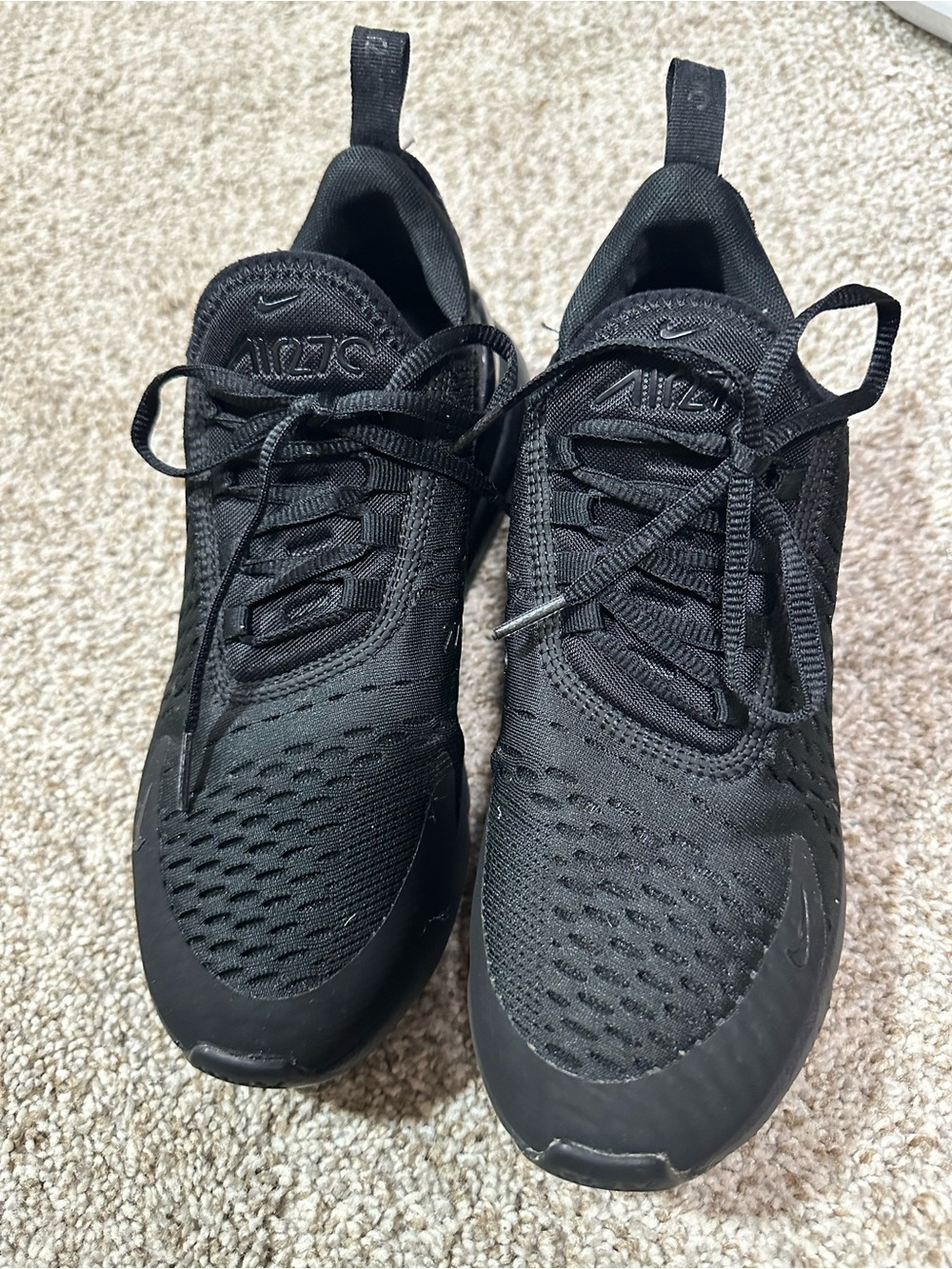Nike Women's Black Breathable Air Max Athletic Sneakers